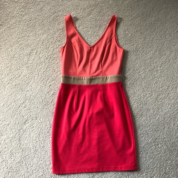 Color block bodycon mini - Picture 2 of 2
